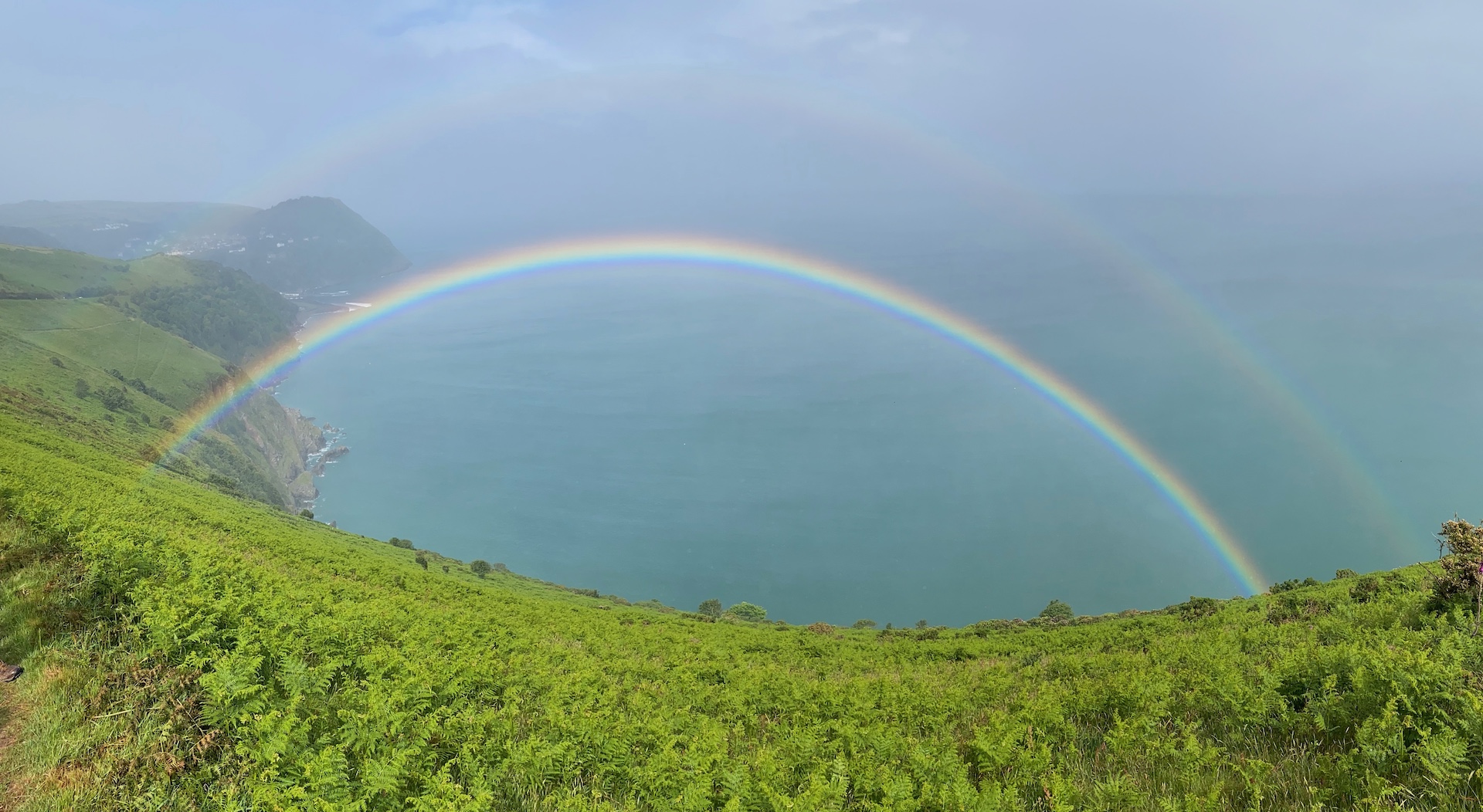 SW coast path rainbow